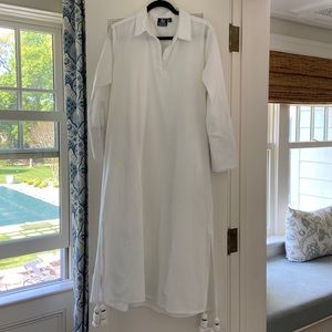 Madison Mathews Darren White Dress, size medium